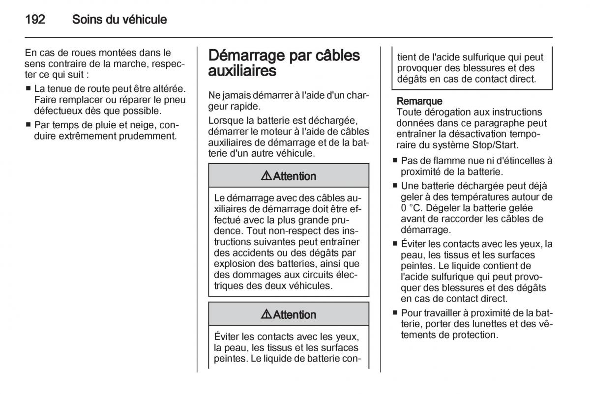 Opel Corsa D manuel du proprietaire / page 194