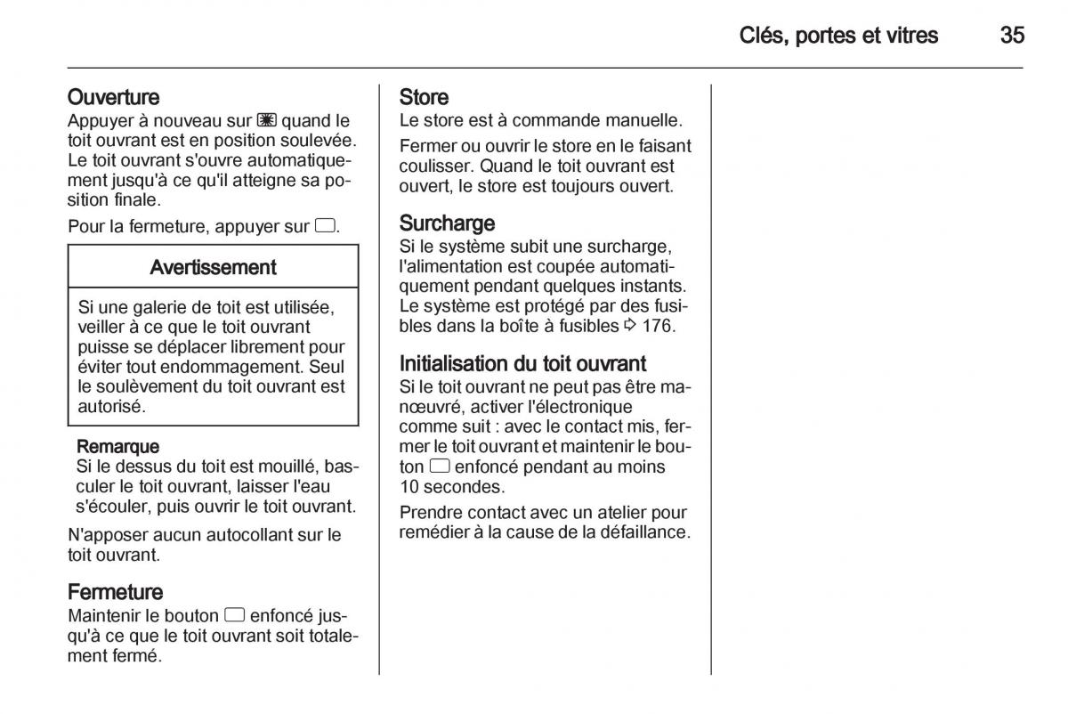 Opel Corsa D manuel du proprietaire / page 37