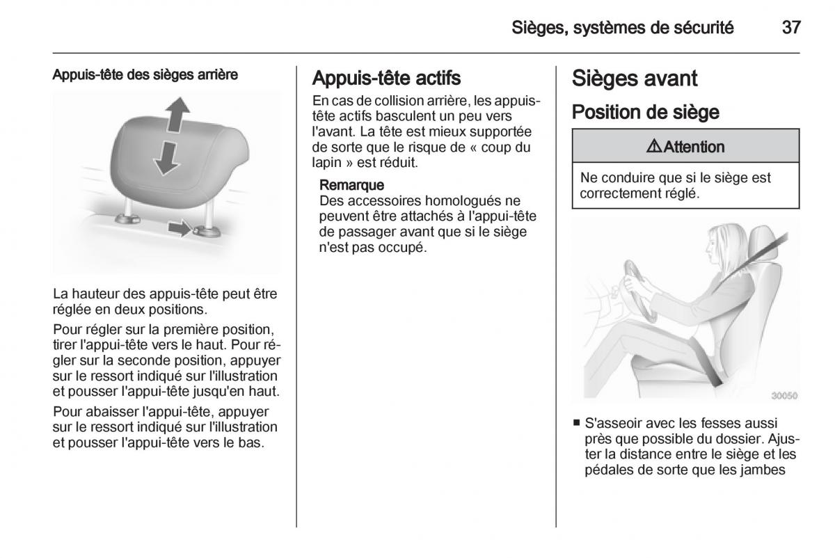 Opel Corsa D manuel du proprietaire / page 39