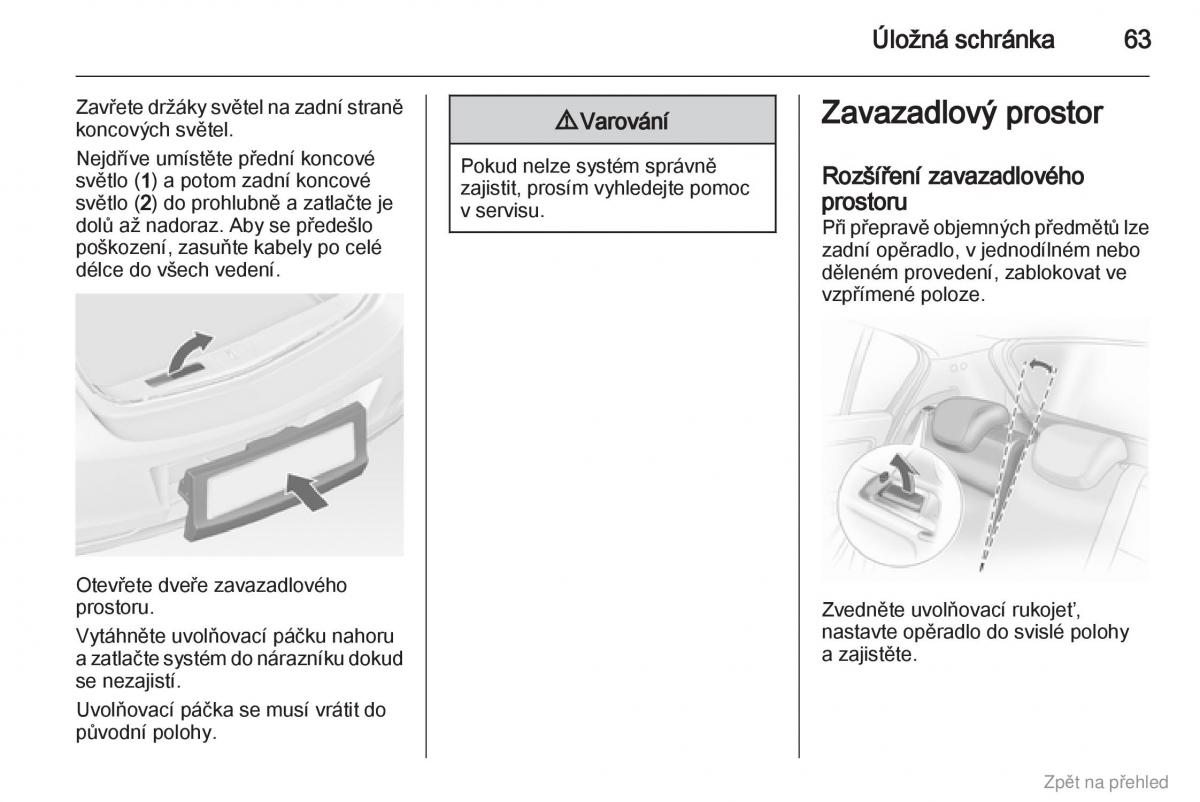 Opel Corsa D navod k obsludze / page 64