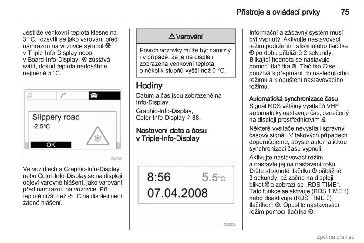 Opel Corsa D navod k obsludze / page 76