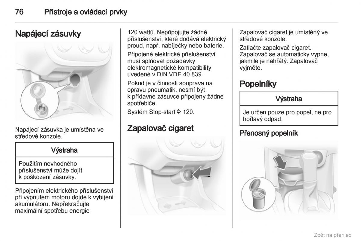 Opel Corsa D navod k obsludze / page 77