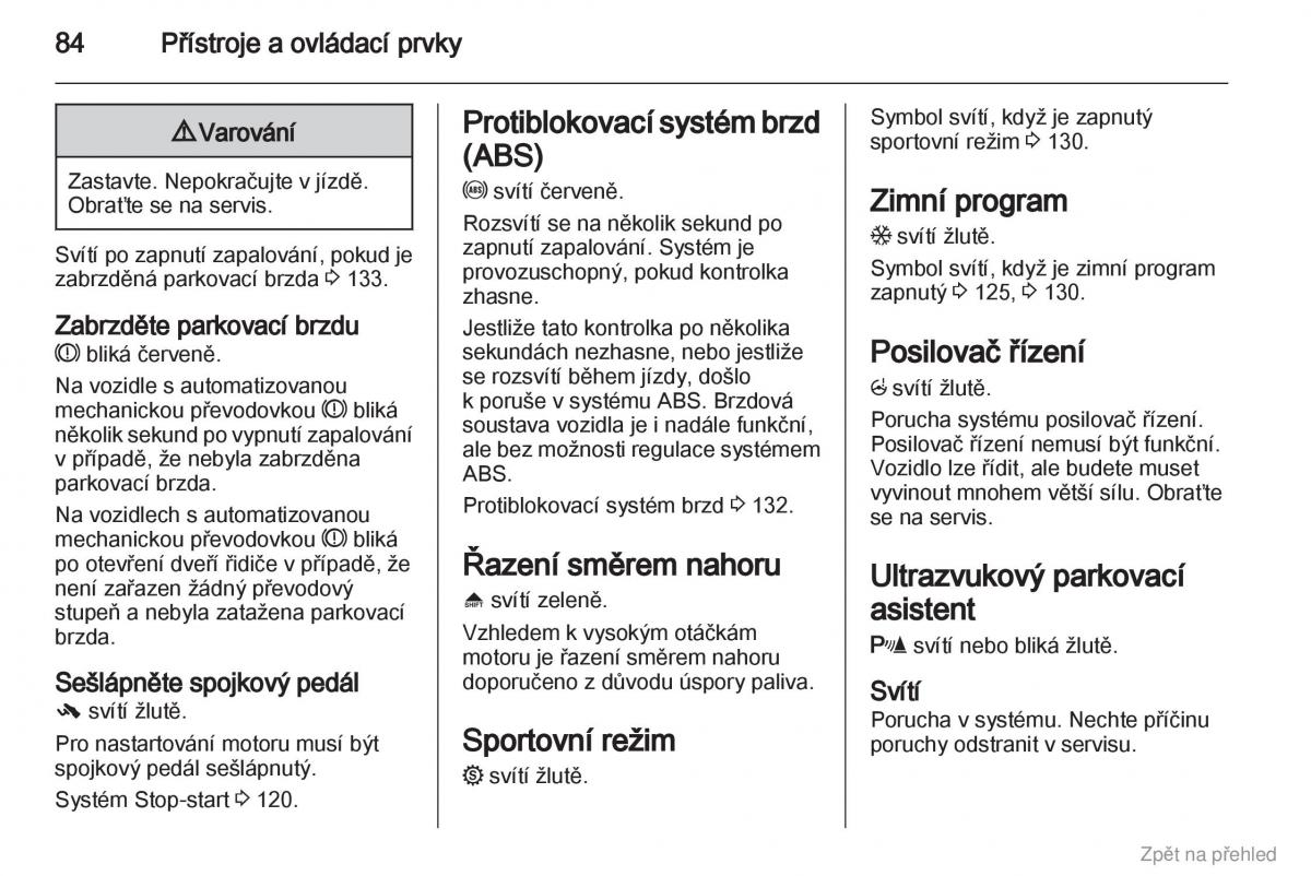 Opel Corsa D navod k obsludze / page 85