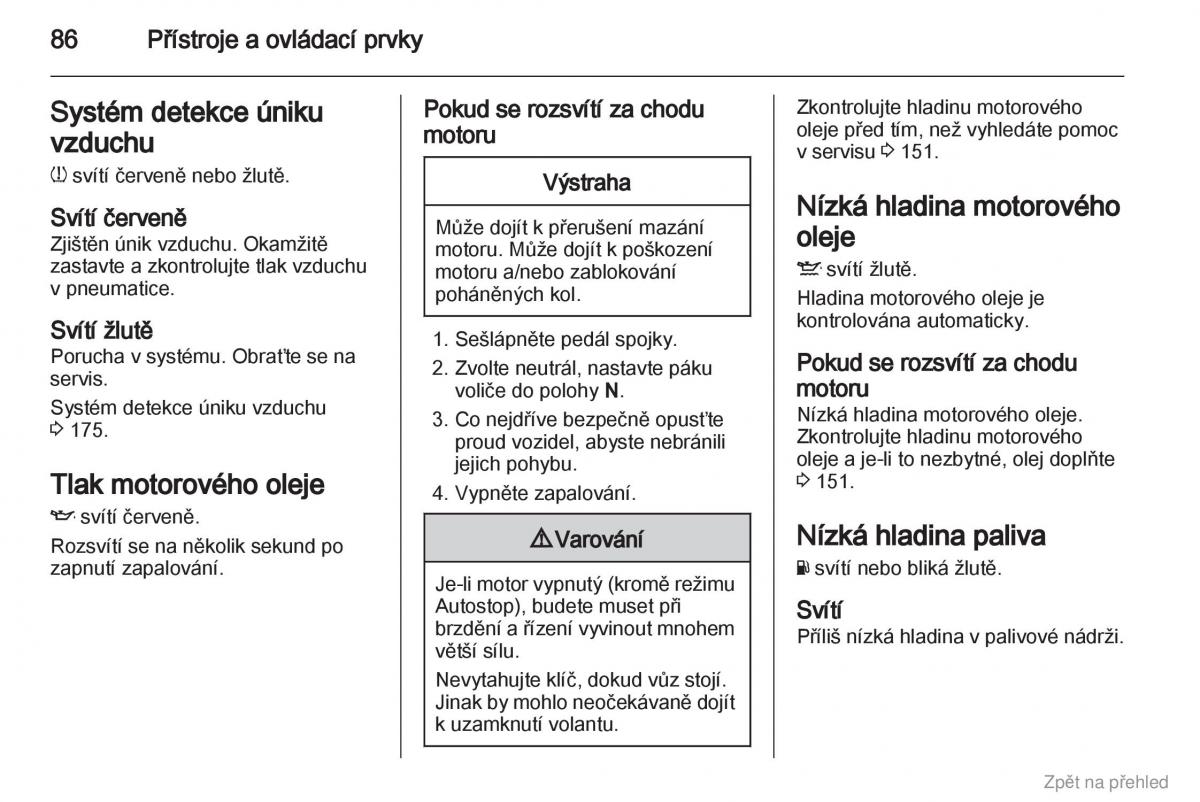 Opel Corsa D navod k obsludze / page 87