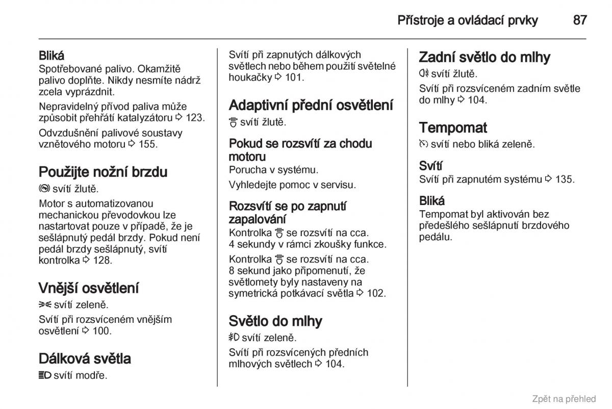 Opel Corsa D navod k obsludze / page 88