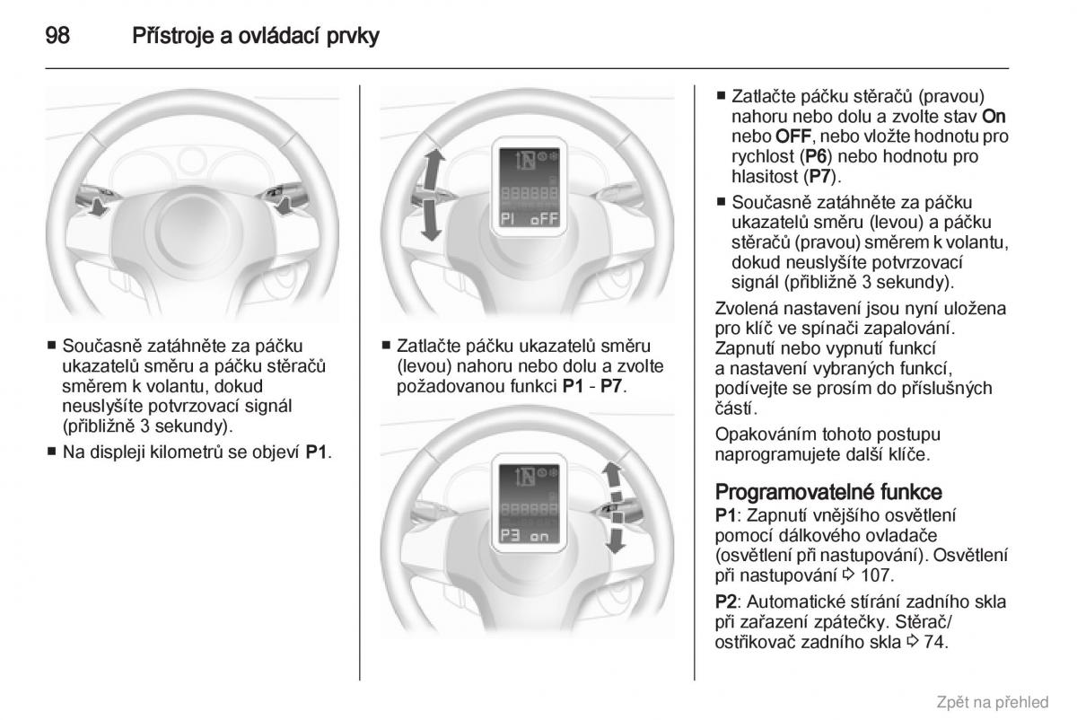 Opel Corsa D navod k obsludze / page 99