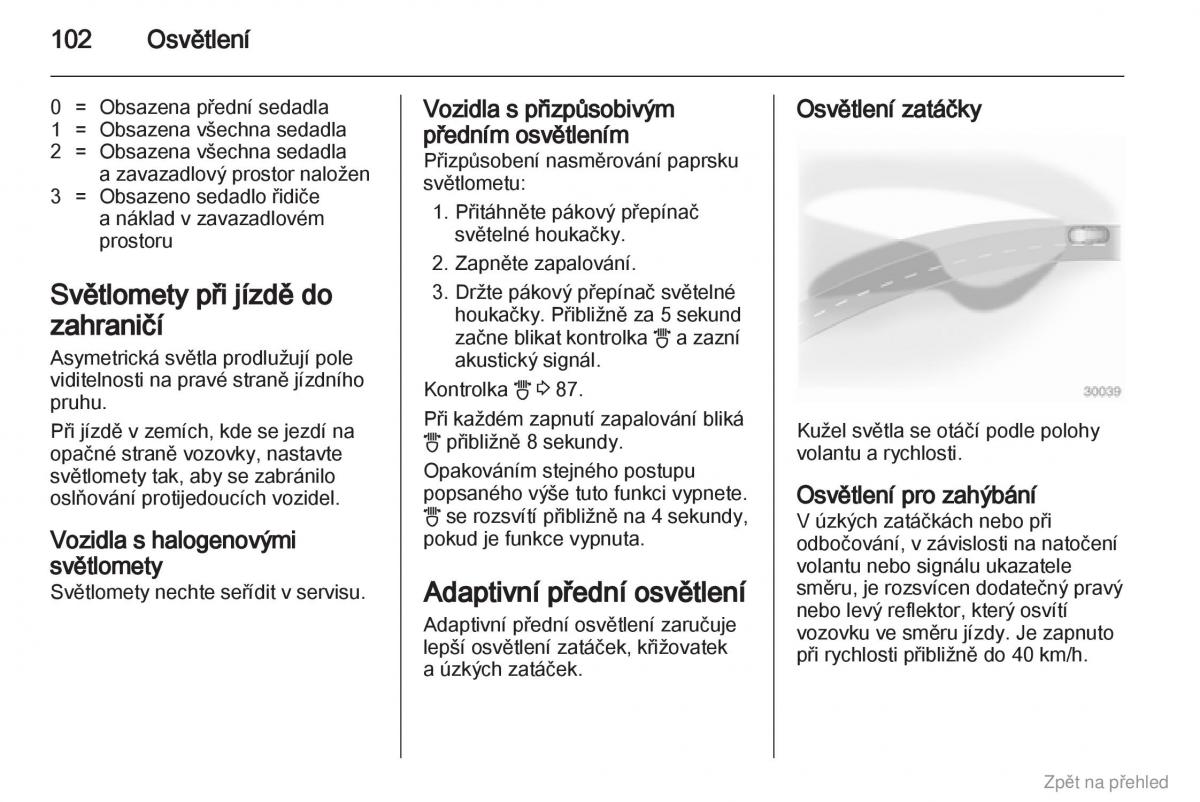 Opel Corsa D navod k obsludze / page 103