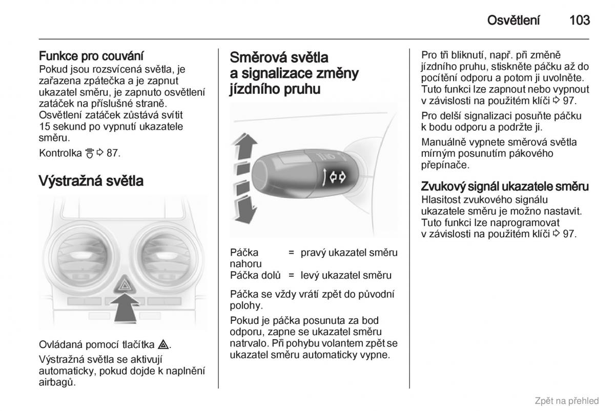 Opel Corsa D navod k obsludze / page 104