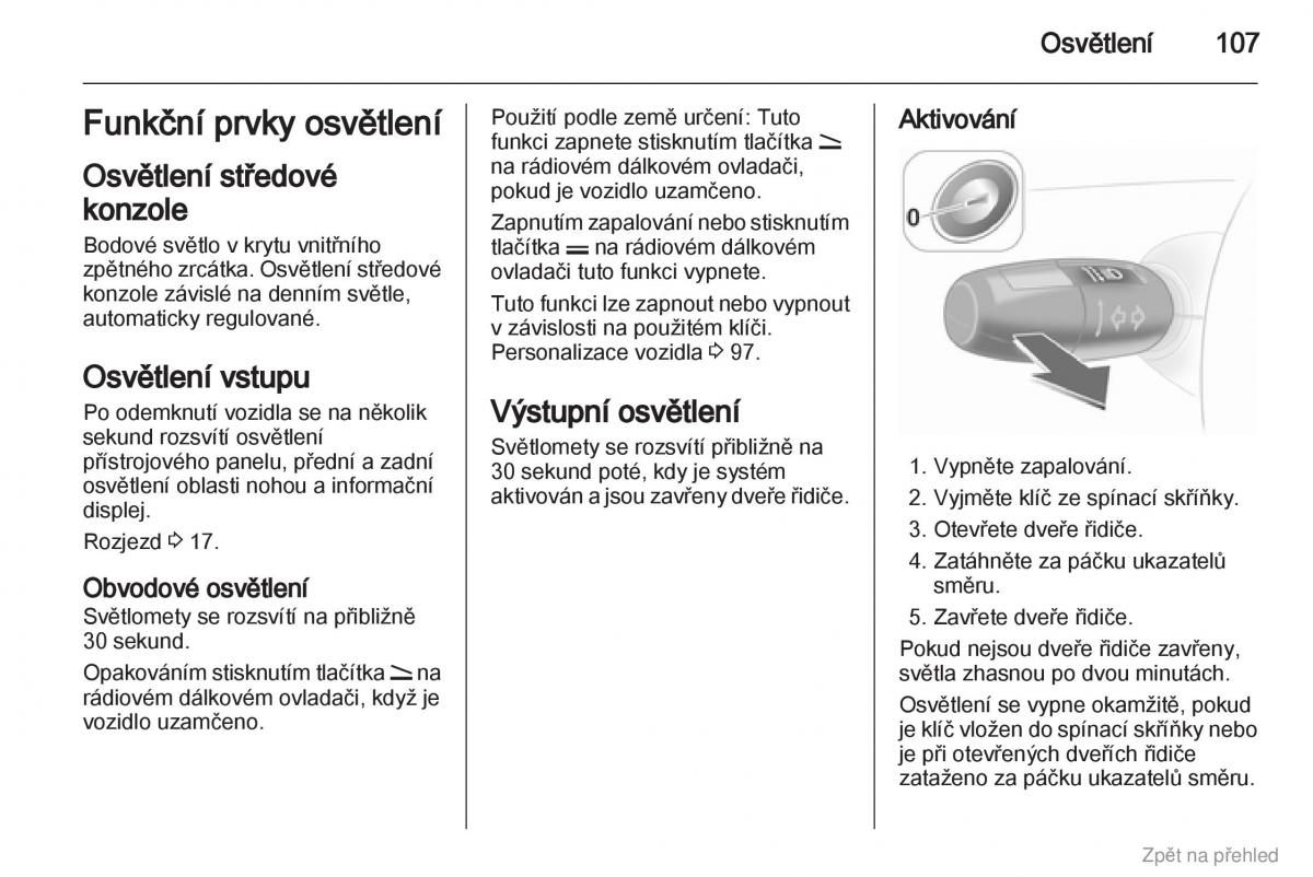 Opel Corsa D navod k obsludze / page 108