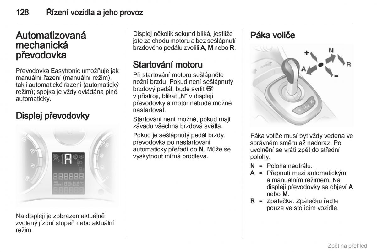 Opel Corsa D navod k obsludze / page 129