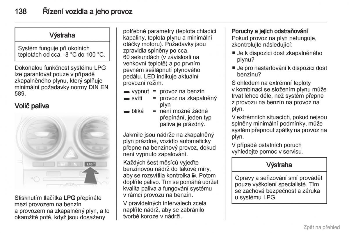 Opel Corsa D navod k obsludze / page 139