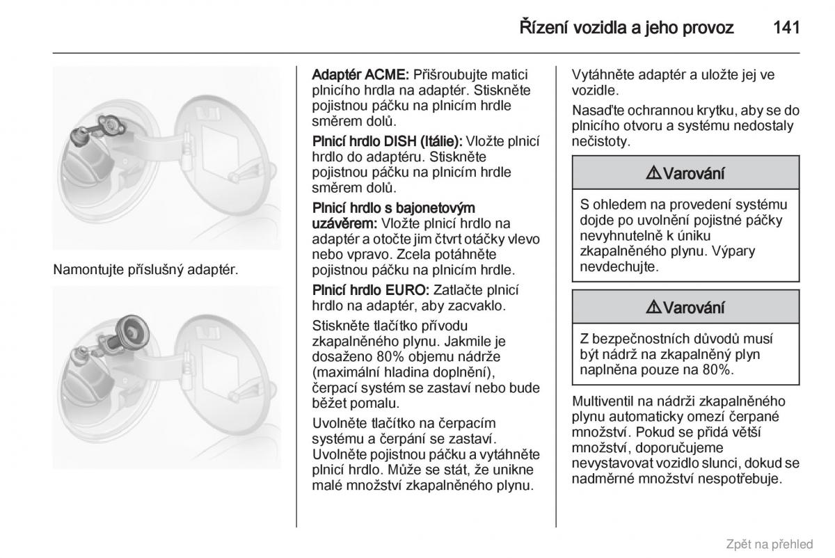 Opel Corsa D navod k obsludze / page 142