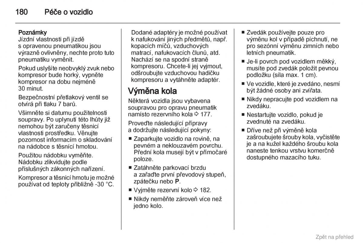 Opel Corsa D navod k obsludze / page 181