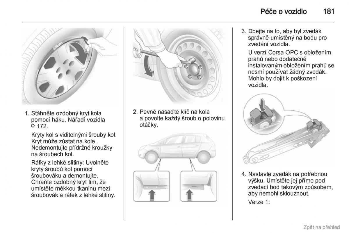 Opel Corsa D navod k obsludze / page 182