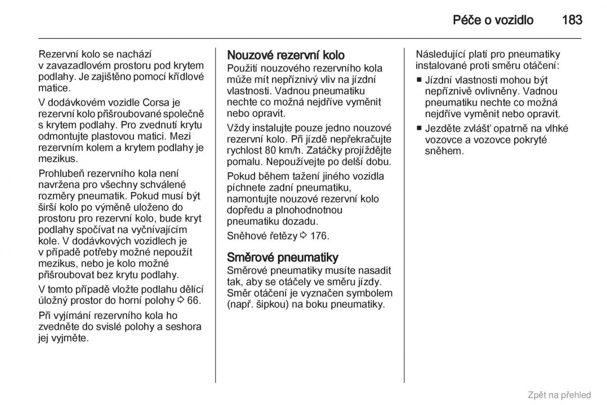 Opel Corsa D navod k obsludze / page 184