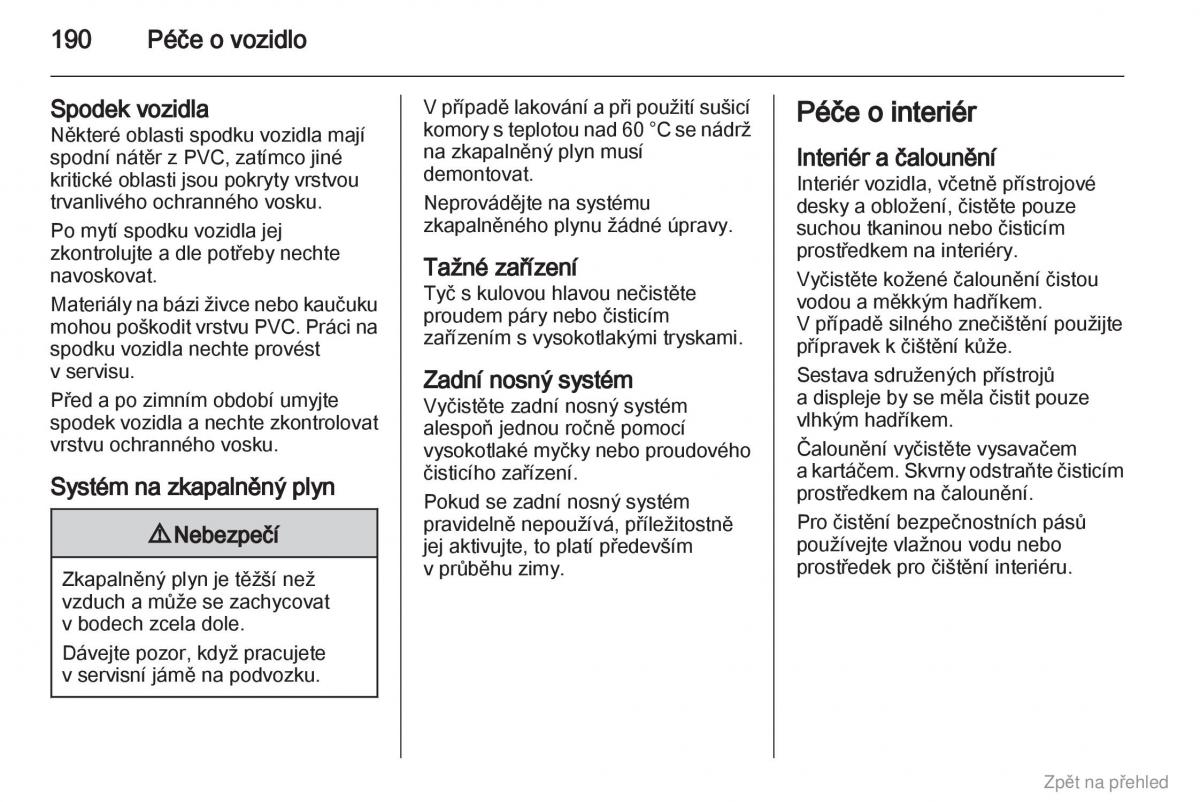 Opel Corsa D navod k obsludze / page 191