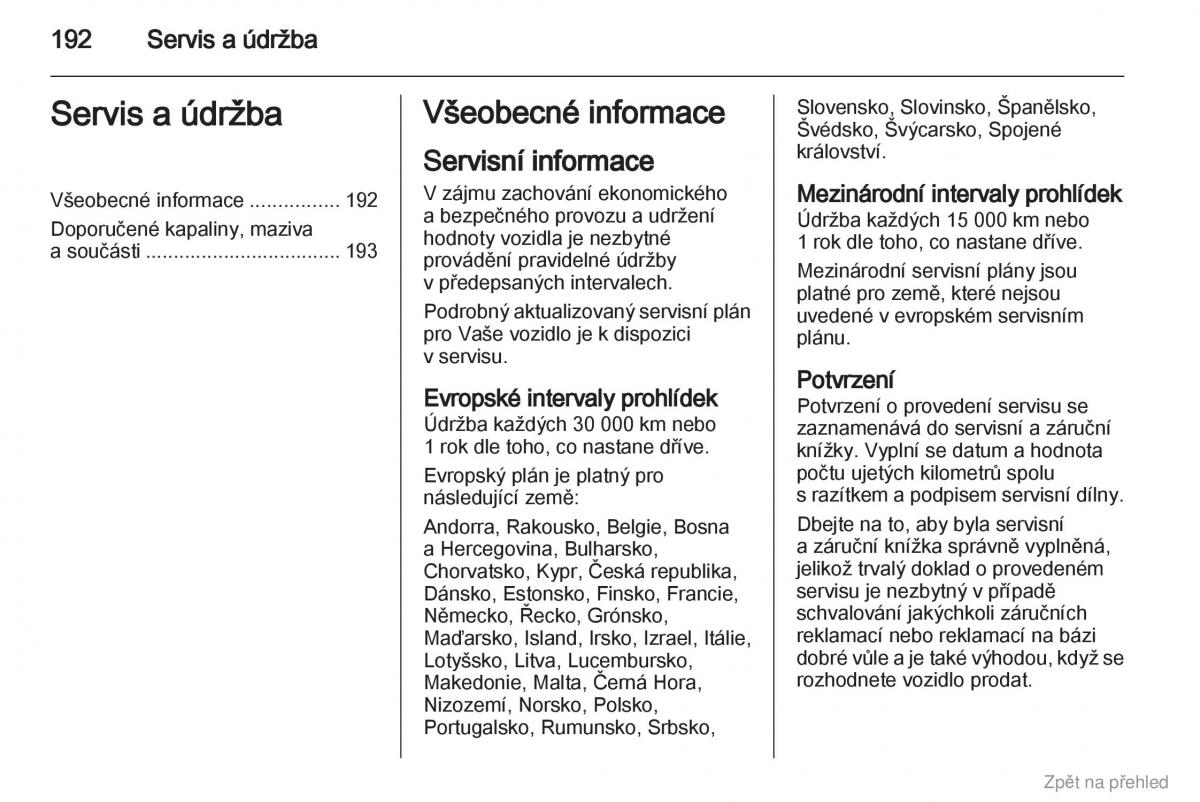 Opel Corsa D navod k obsludze / page 193