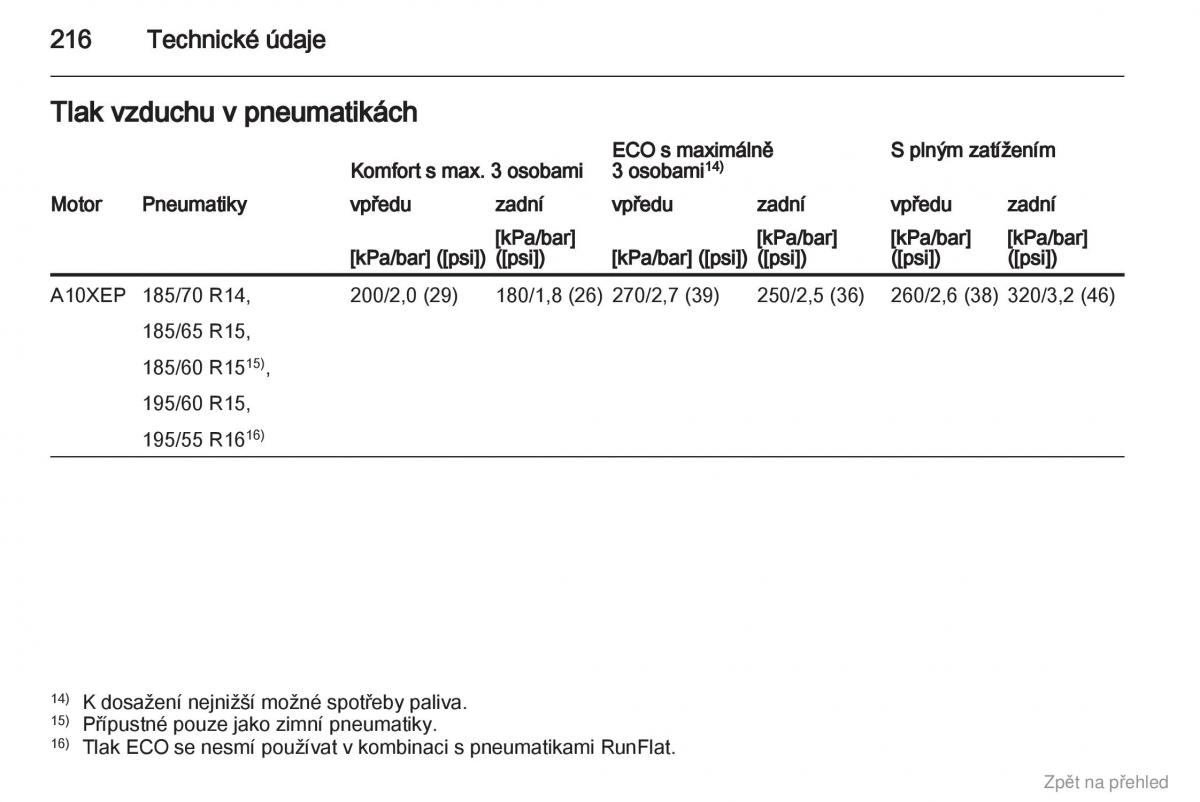 Opel Corsa D navod k obsludze / page 217