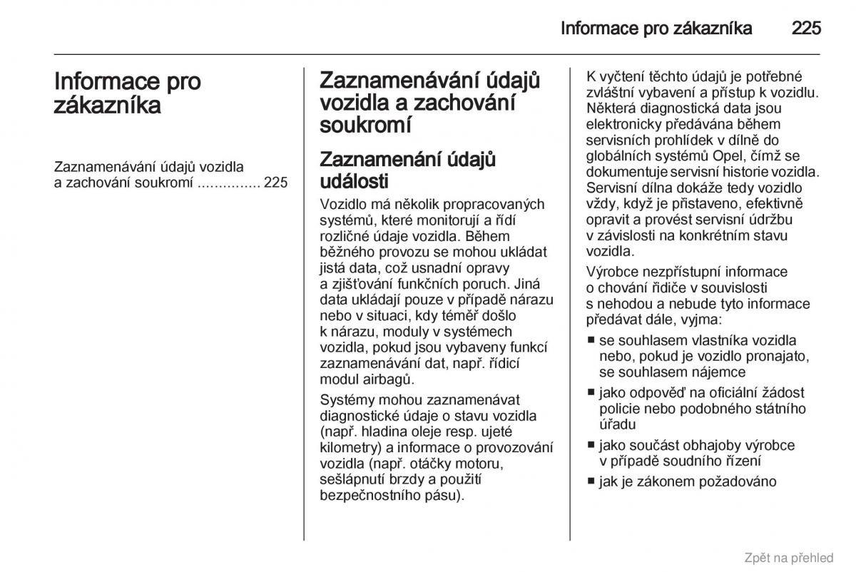 Opel Corsa D navod k obsludze / page 226