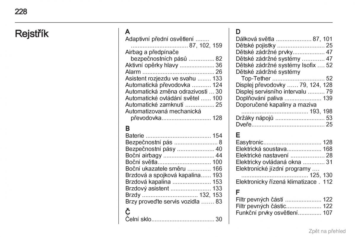 Opel Corsa D navod k obsludze / page 229