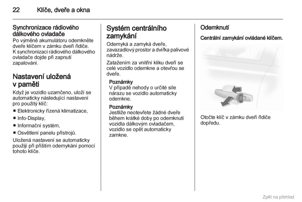 Opel Corsa D navod k obsludze / page 23