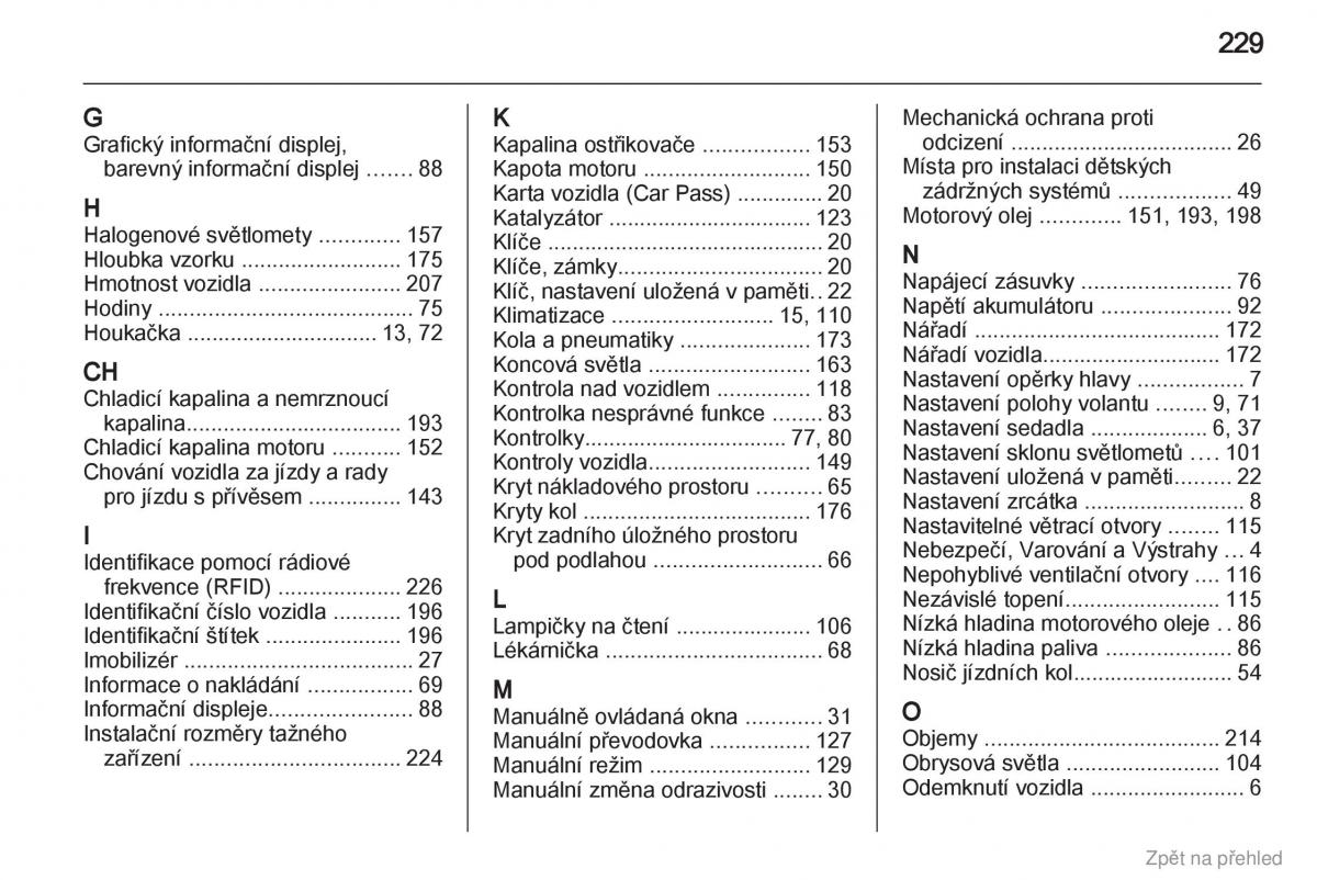 Opel Corsa D navod k obsludze / page 230