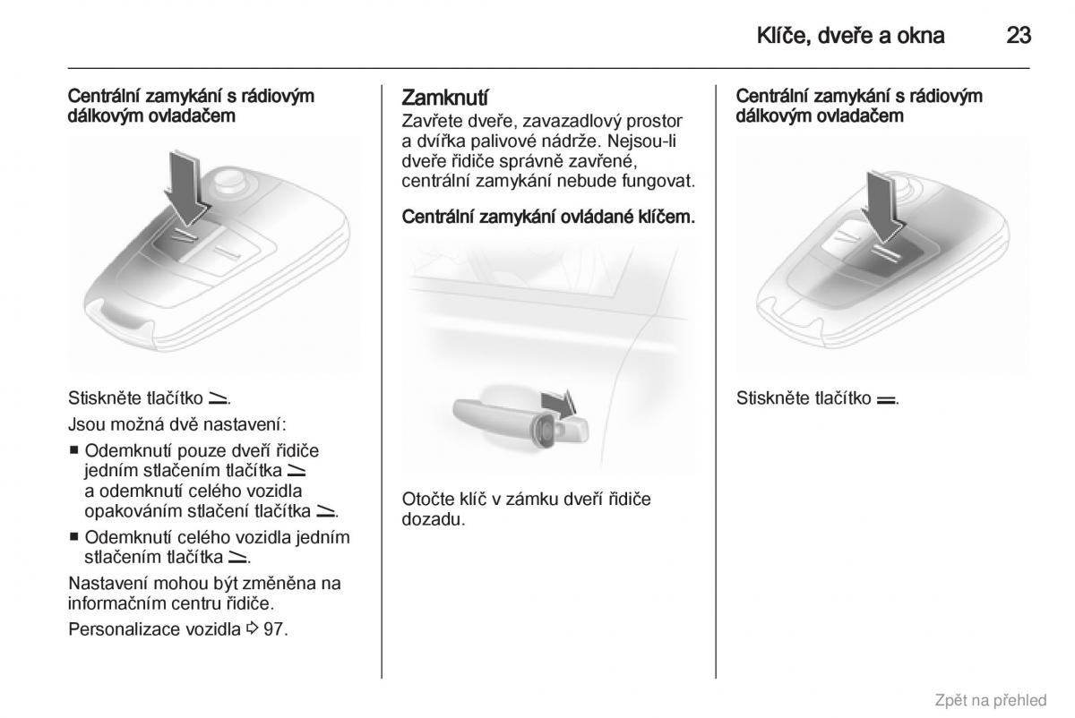 Opel Corsa D navod k obsludze / page 24