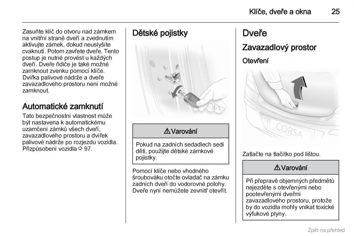 Opel Corsa D navod k obsludze / page 26