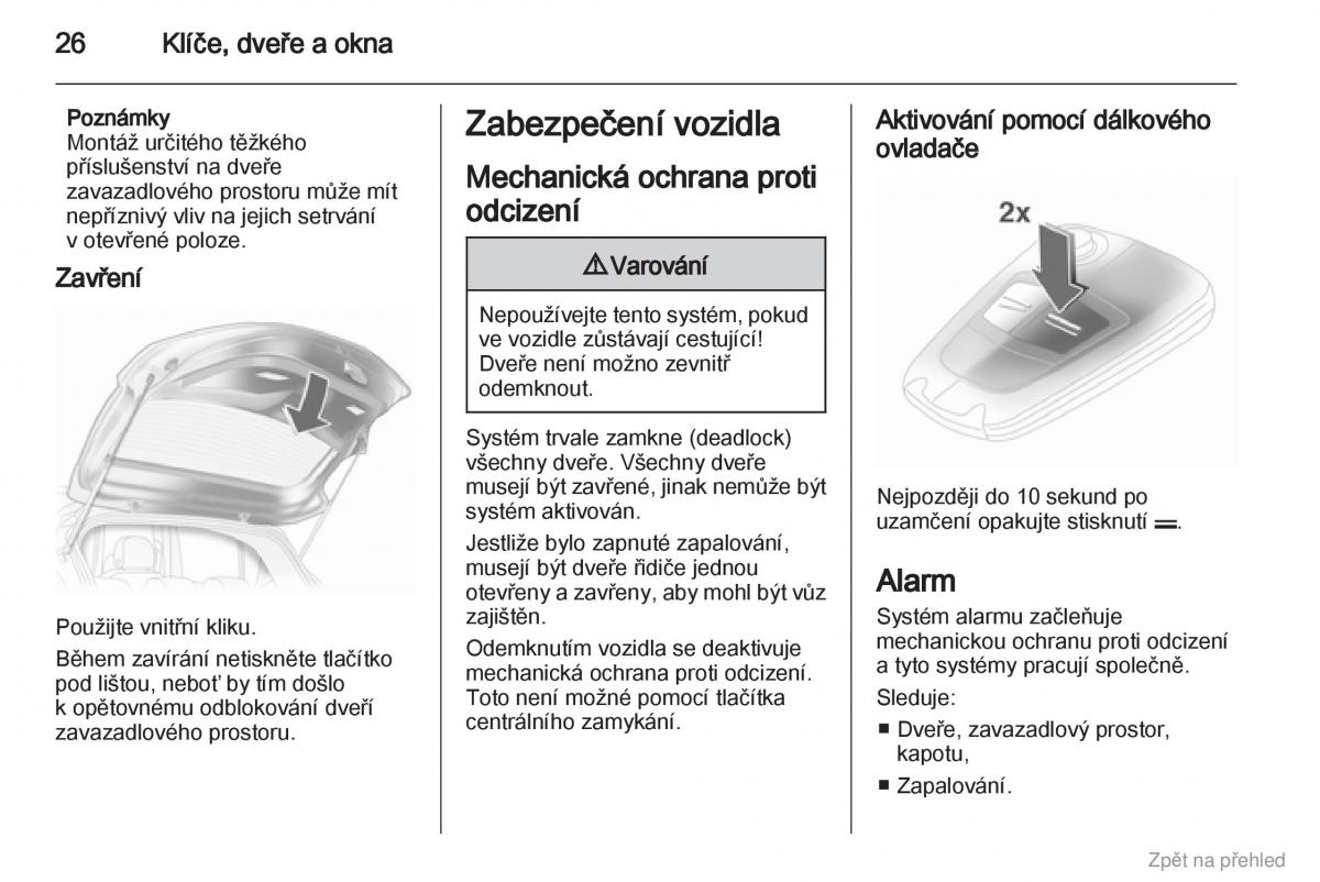 Opel Corsa D navod k obsludze / page 27