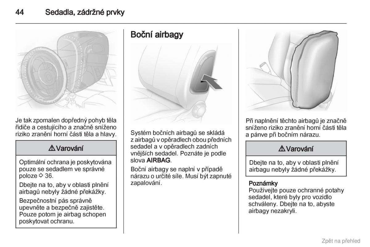 Opel Corsa D navod k obsludze / page 45