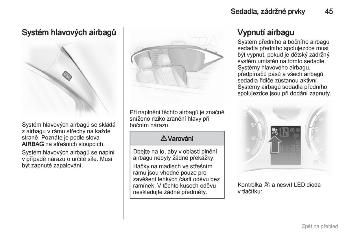 Opel Corsa D navod k obsludze / page 46