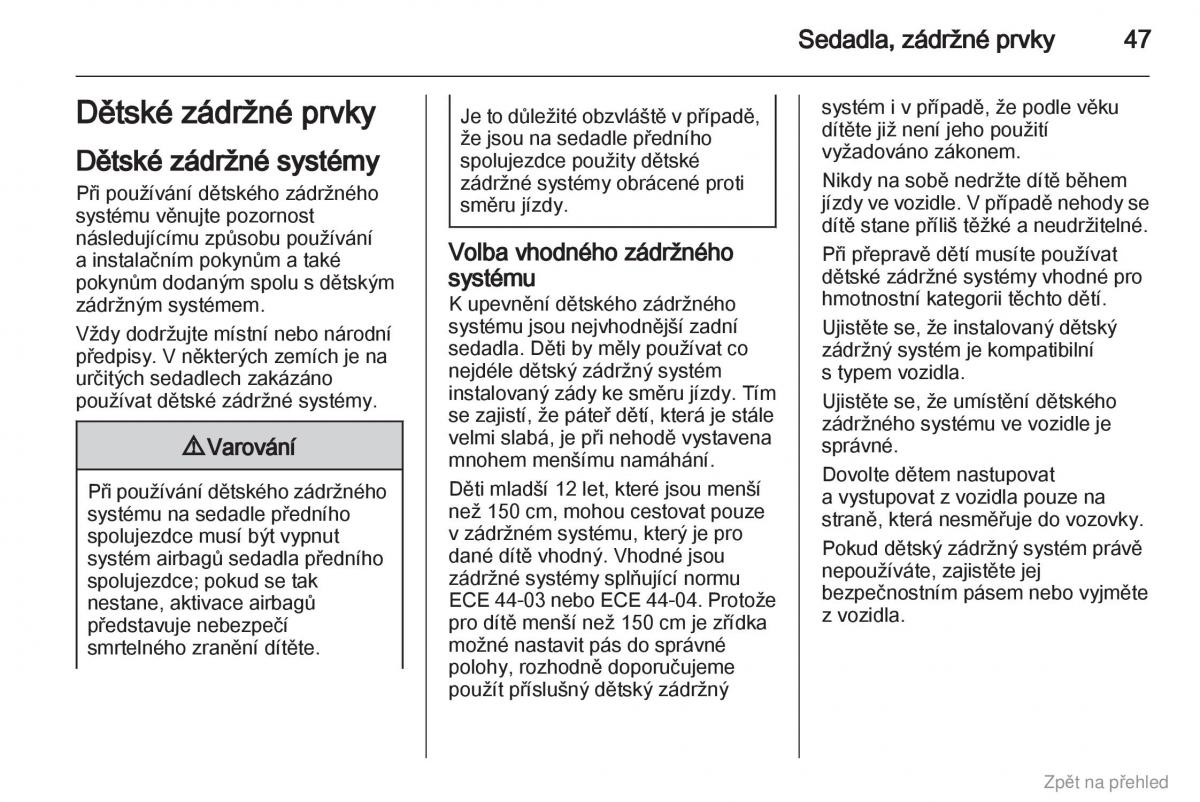 Opel Corsa D navod k obsludze / page 48