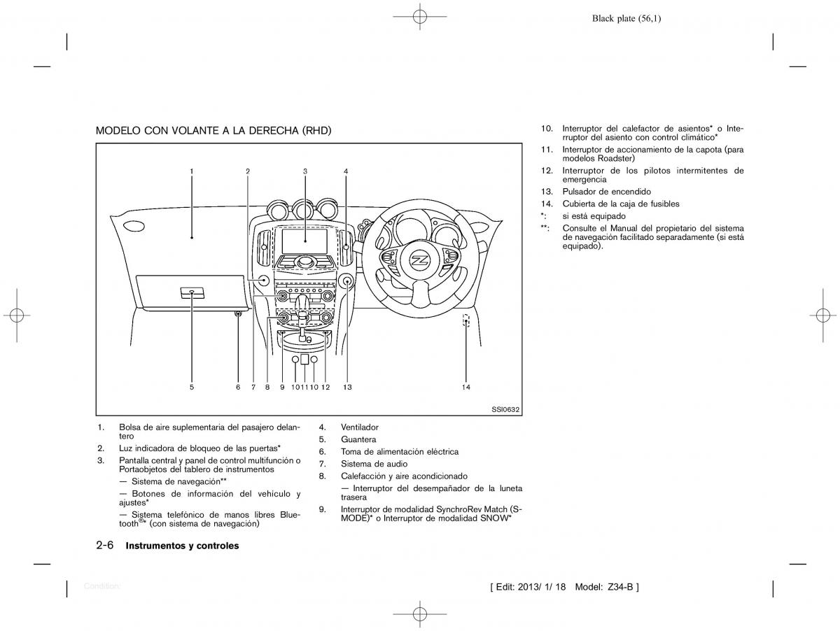 Nissan 370Z manual del propietario / page 57