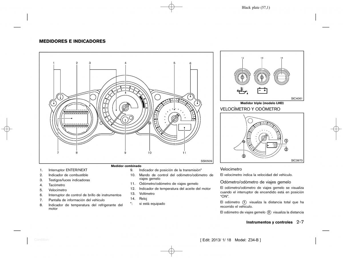 Nissan 370Z manual del propietario / page 58