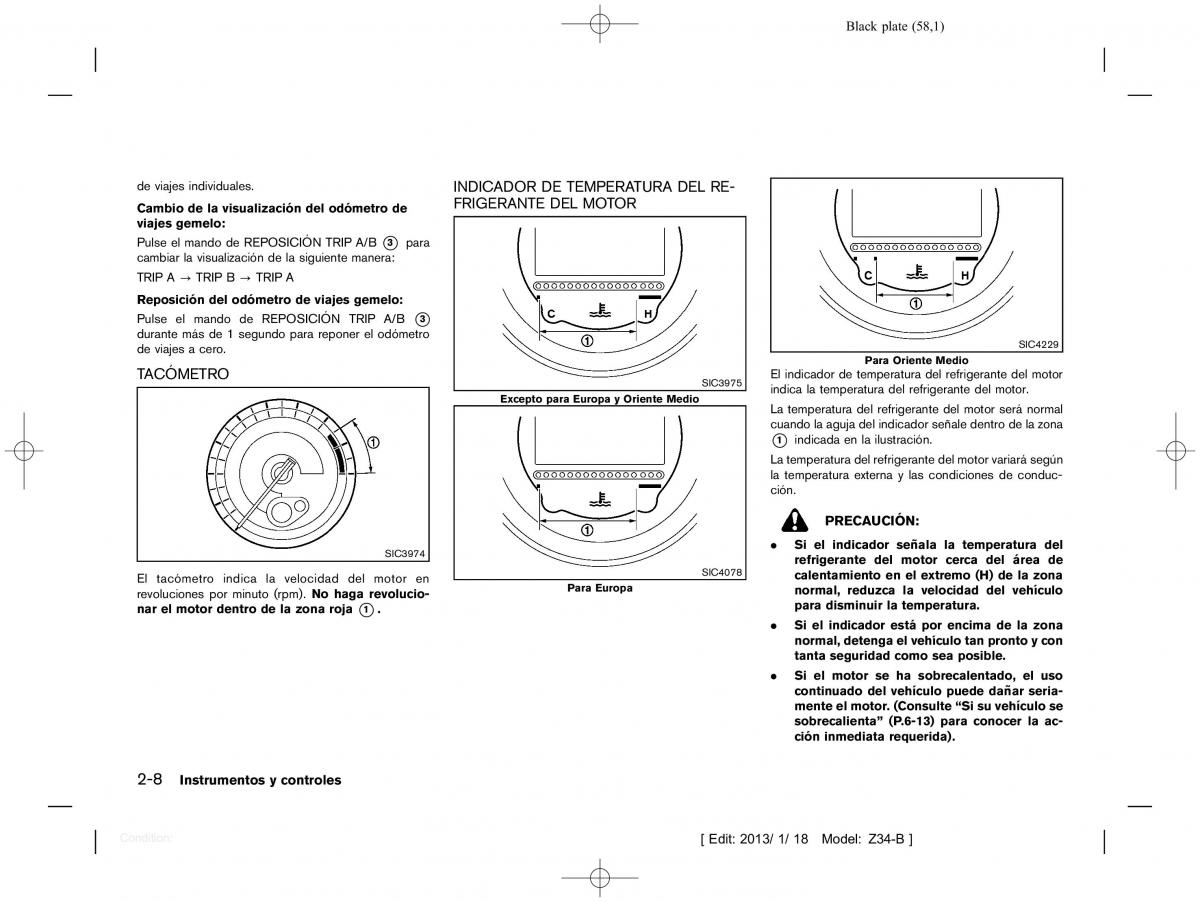 Nissan 370Z manual del propietario / page 59