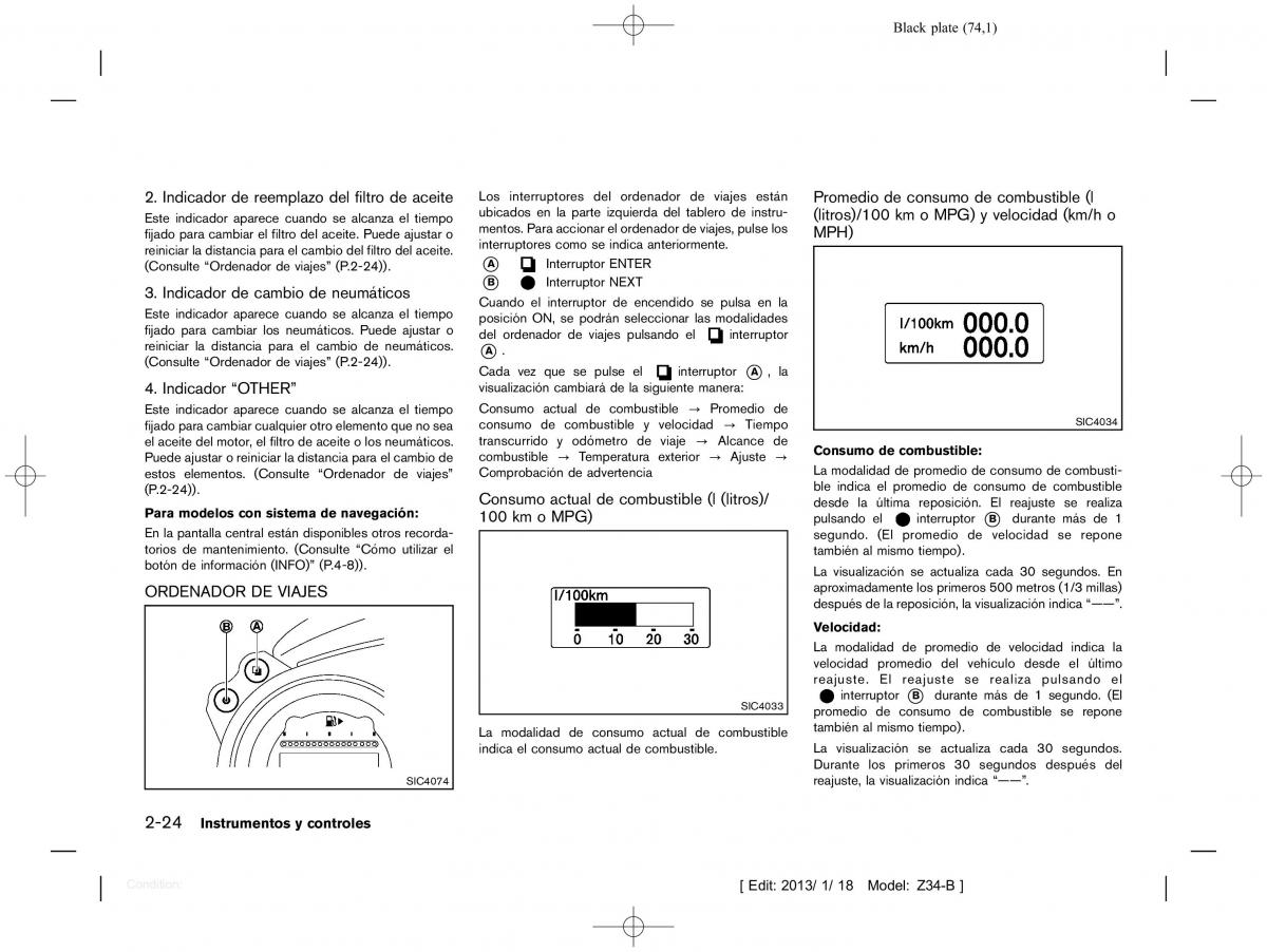 Nissan 370Z manual del propietario / page 75