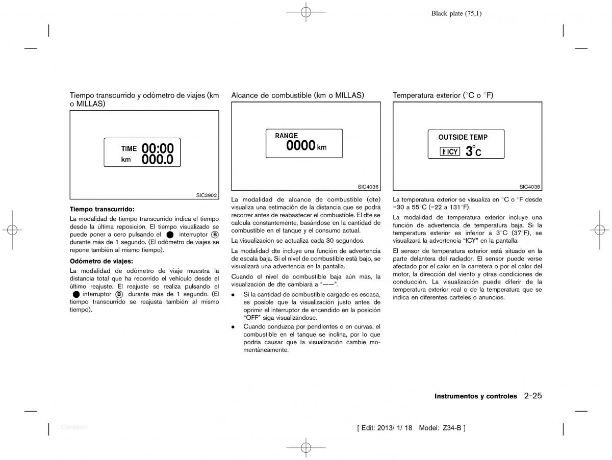 Nissan 370Z manual del propietario / page 76