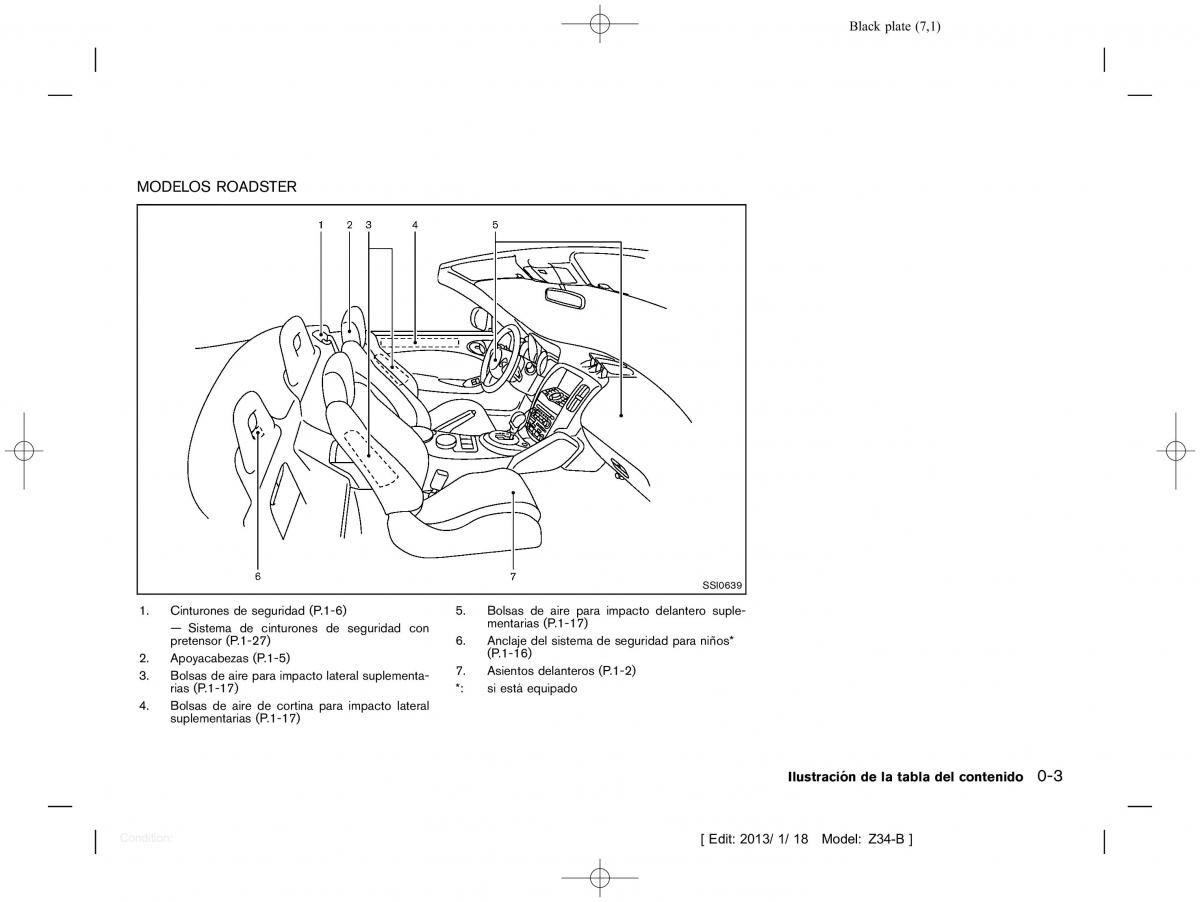 Nissan 370Z manual del propietario / page 8