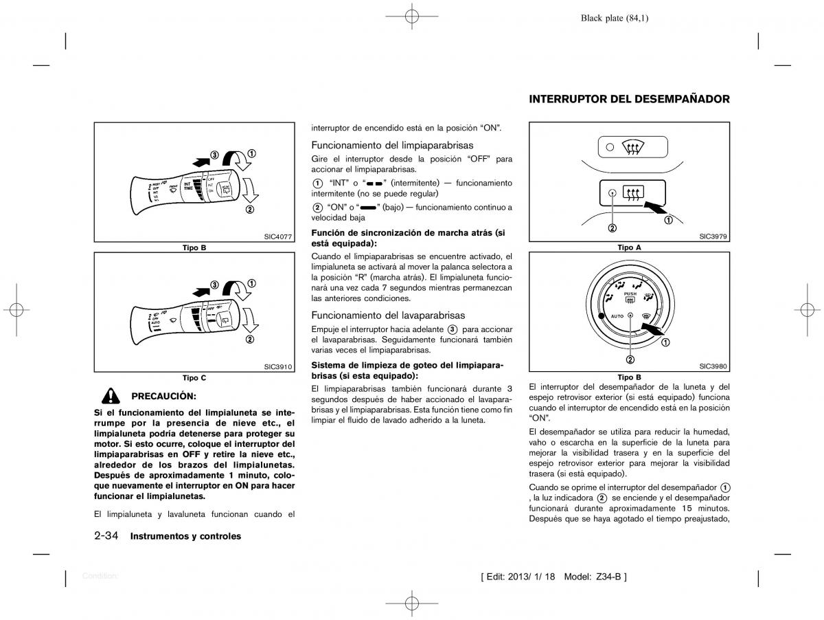 Nissan 370Z manual del propietario / page 85