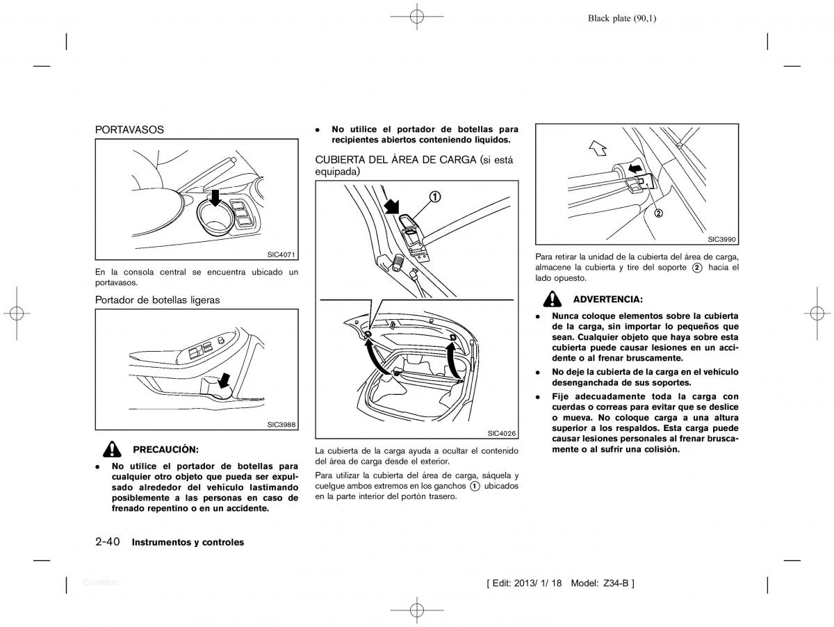 Nissan 370Z manual del propietario / page 91