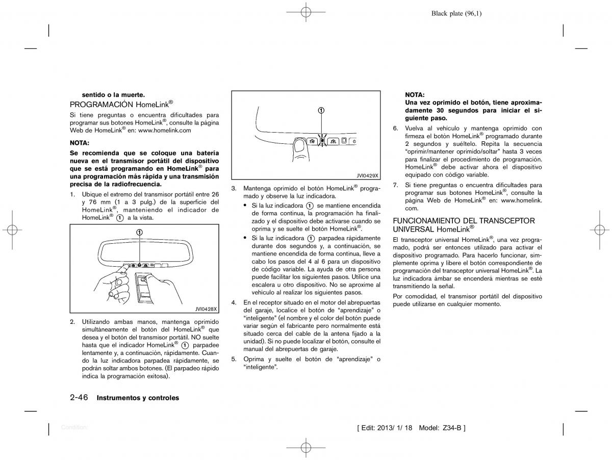 Nissan 370Z manual del propietario / page 97