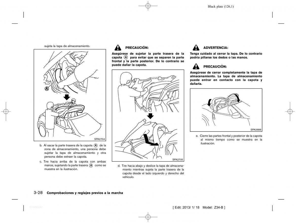 Nissan 370Z manual del propietario / page 127