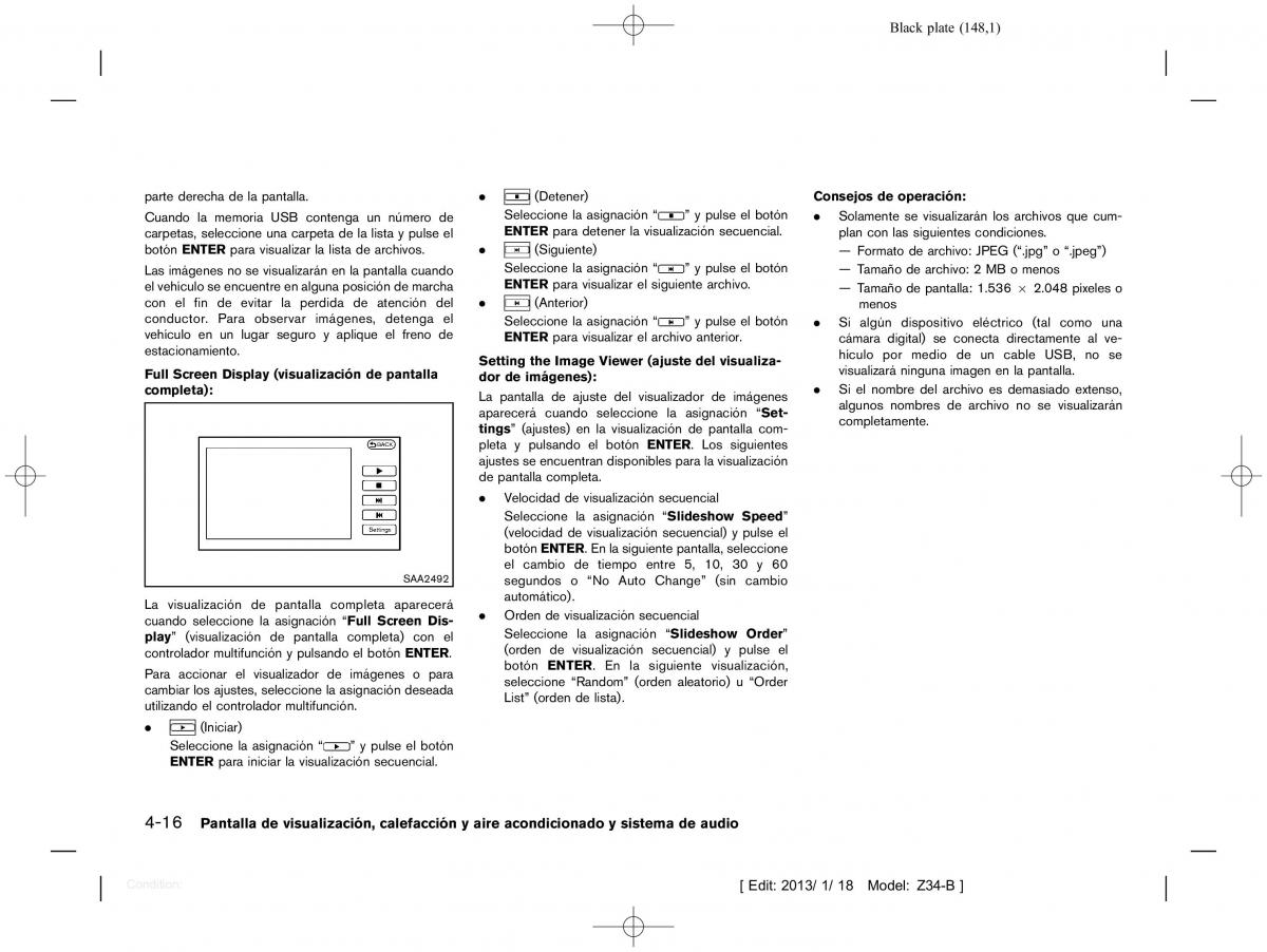 Nissan 370Z manual del propietario / page 149