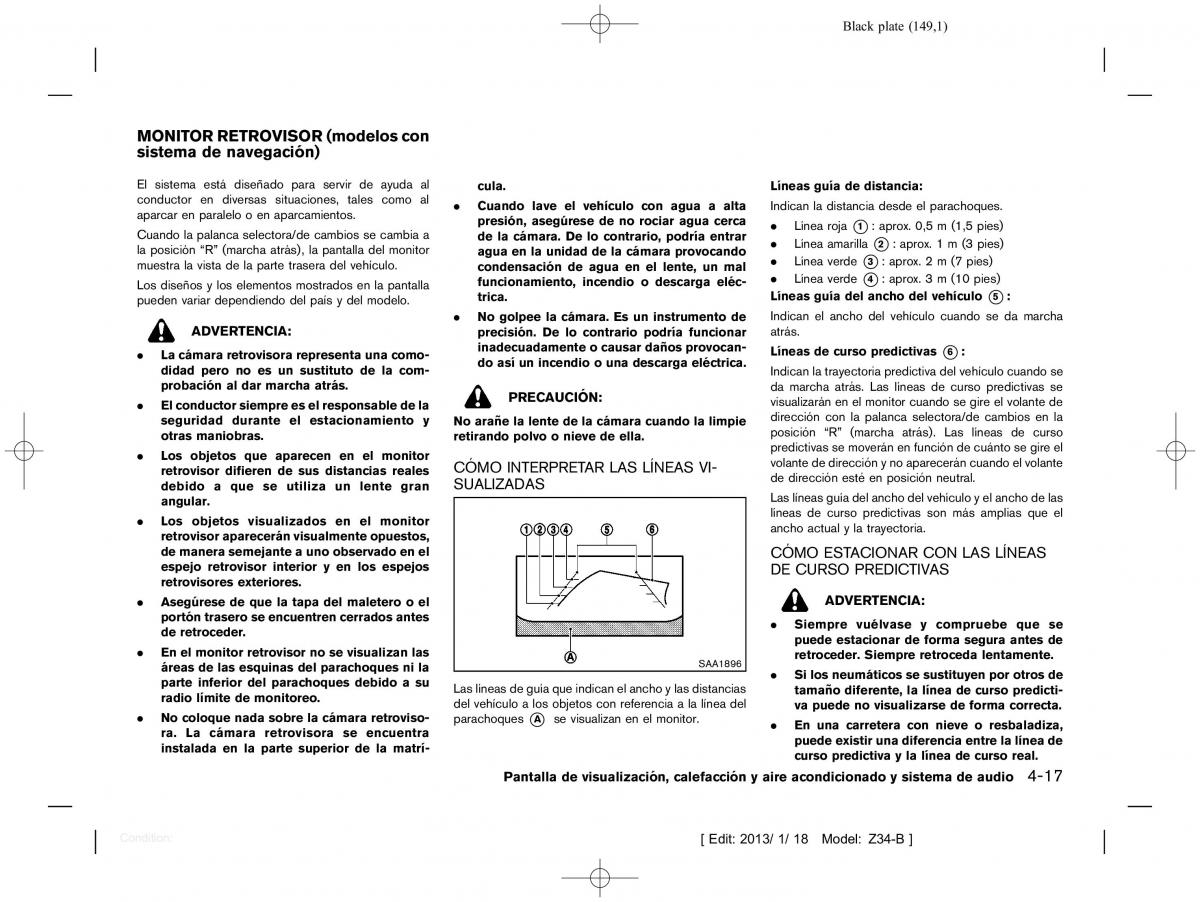 Nissan 370Z manual del propietario / page 150