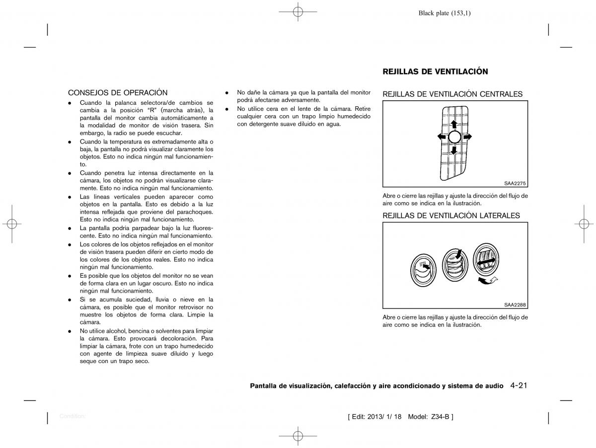 Nissan 370Z manual del propietario / page 154