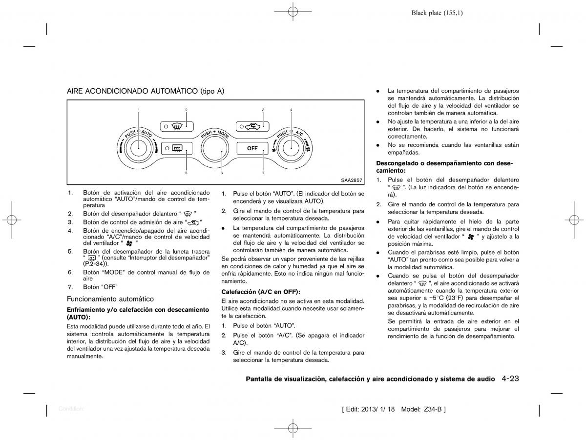 Nissan 370Z manual del propietario / page 156