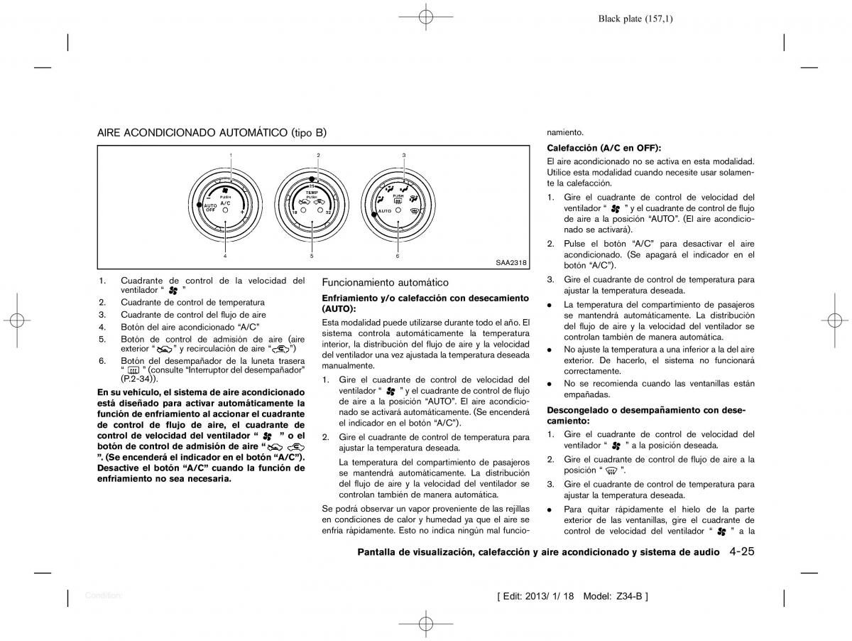 Nissan 370Z manual del propietario / page 158