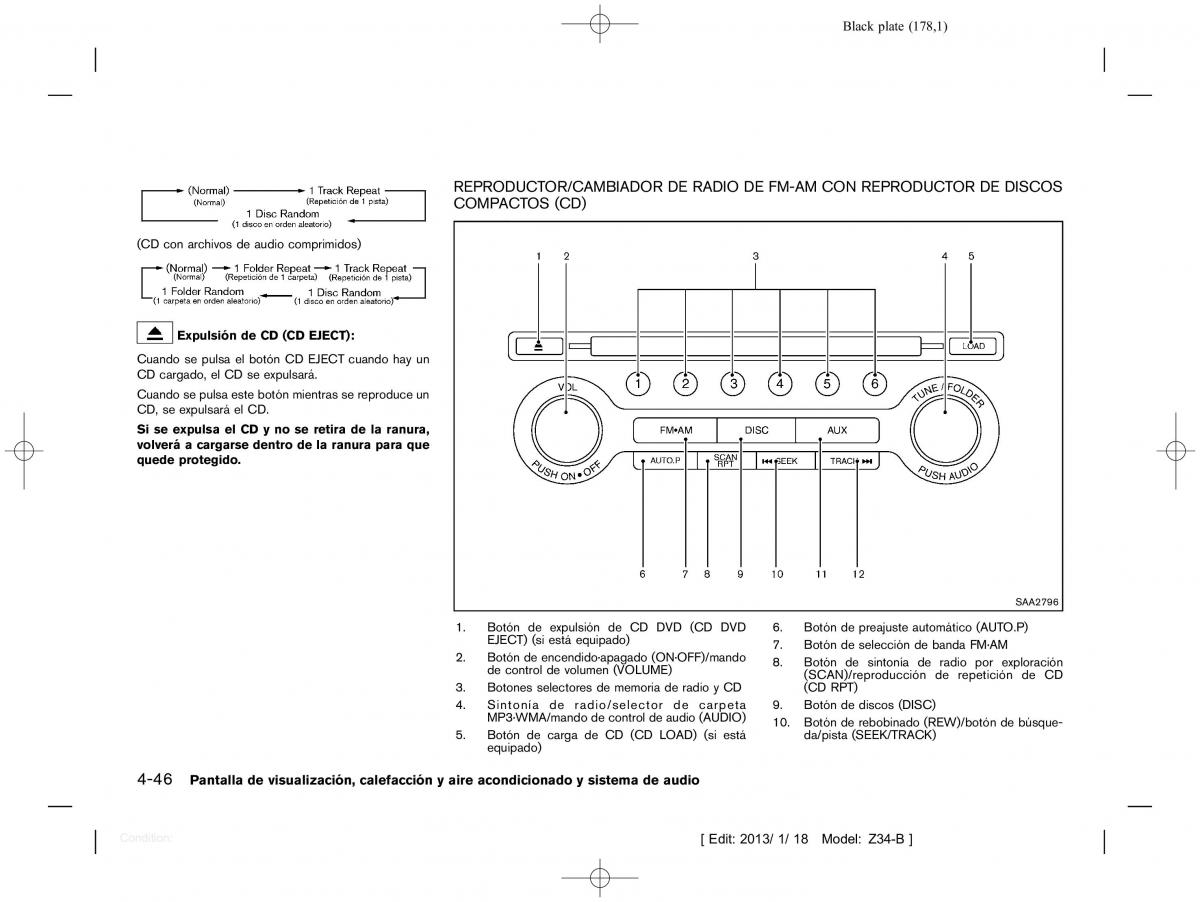 Nissan 370Z manual del propietario / page 179