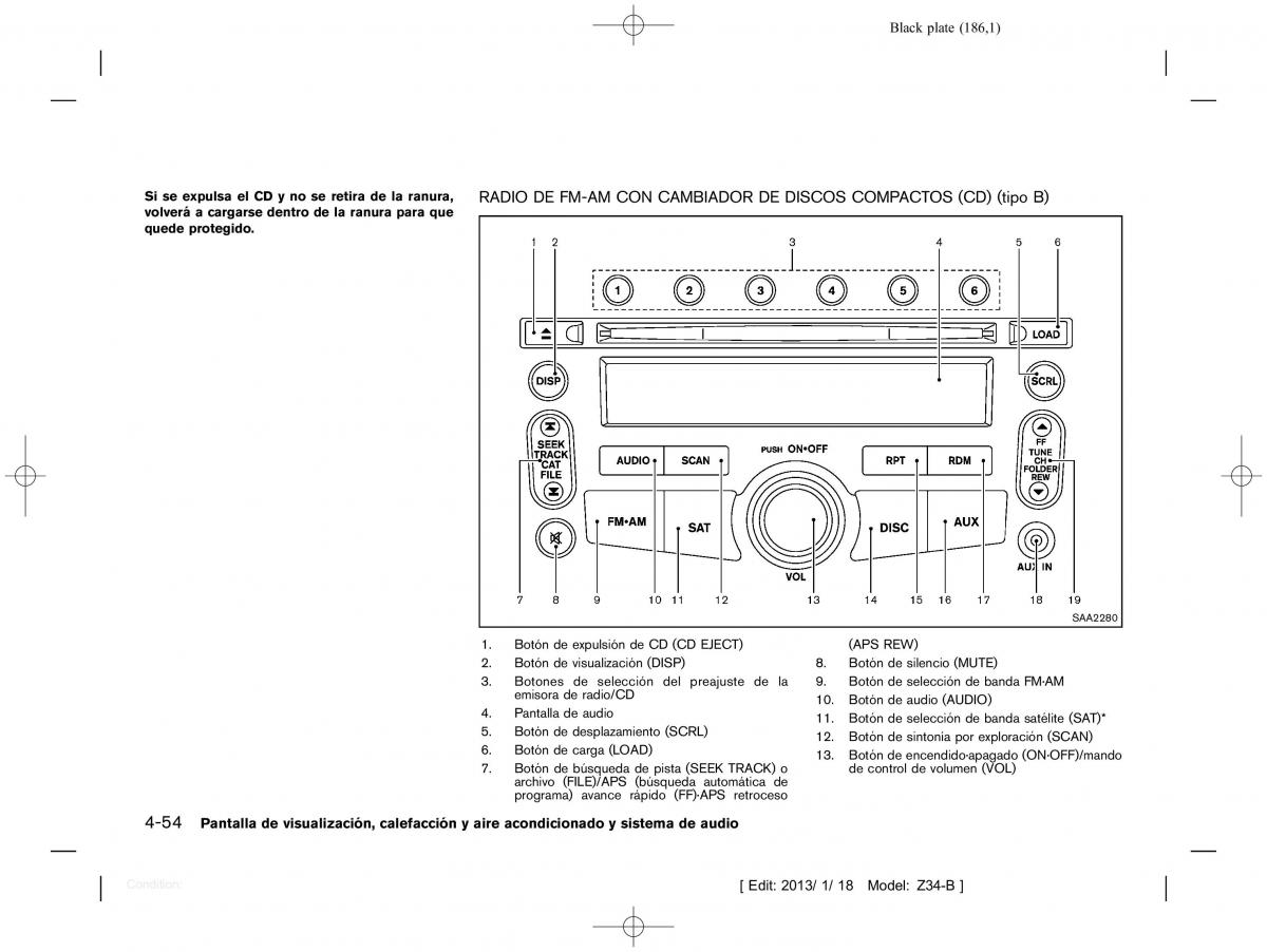 Nissan 370Z manual del propietario / page 187