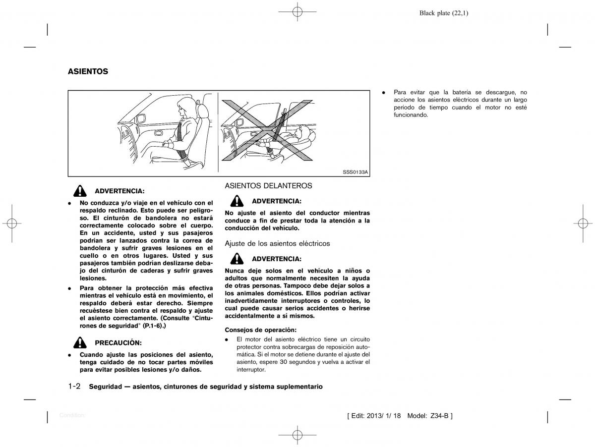 Nissan 370Z manual del propietario / page 23